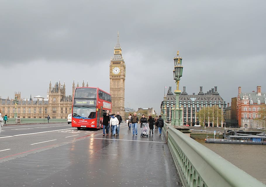 ロンドン, イギリス, 時計, 通り, 記念碑, 通りの時計, 塔, 建物, 建築, 議会