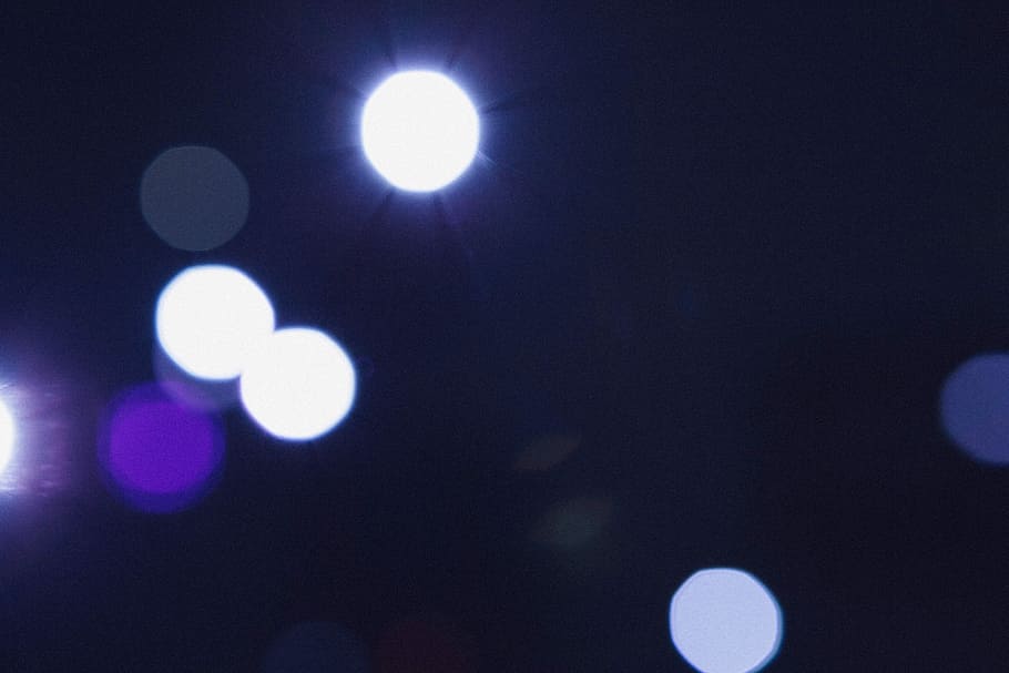 Bokeh, Light, Blur, Night, Starburst, circle, defocused, abstract, projection equipment, backgrounds