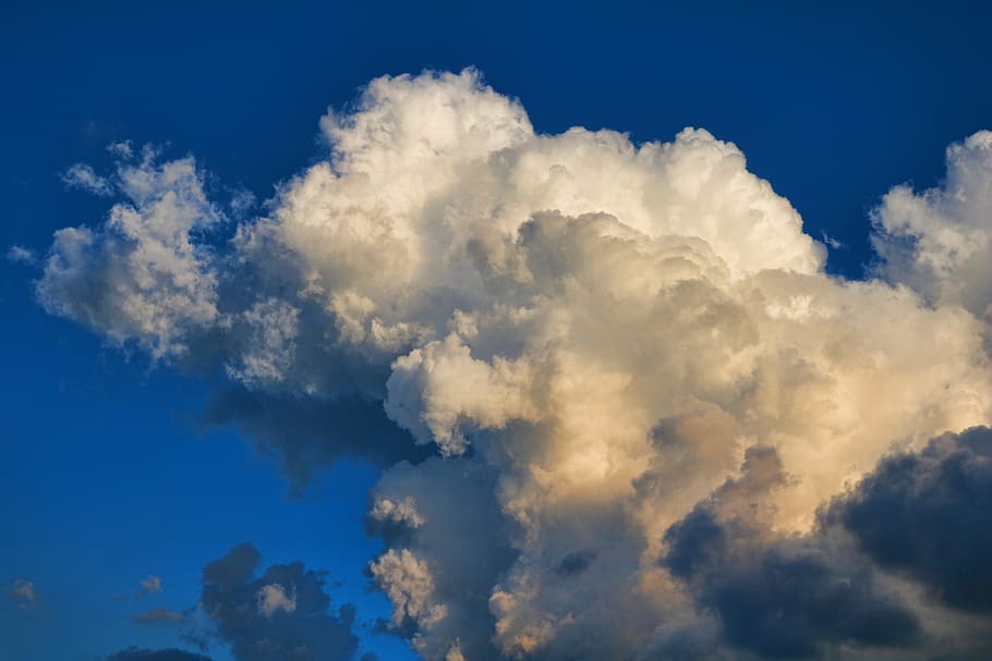 Nube, Cumulonimbus, clima, tormenta, naturaleza, cloudscape, cúmulos, azul, nublado, cielo