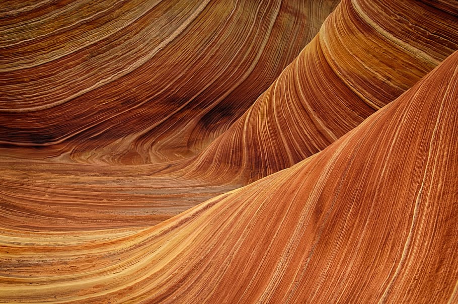 grand canyon, sandstone, the wave, rock, nature, landscape, pattern, red, desert, canyon