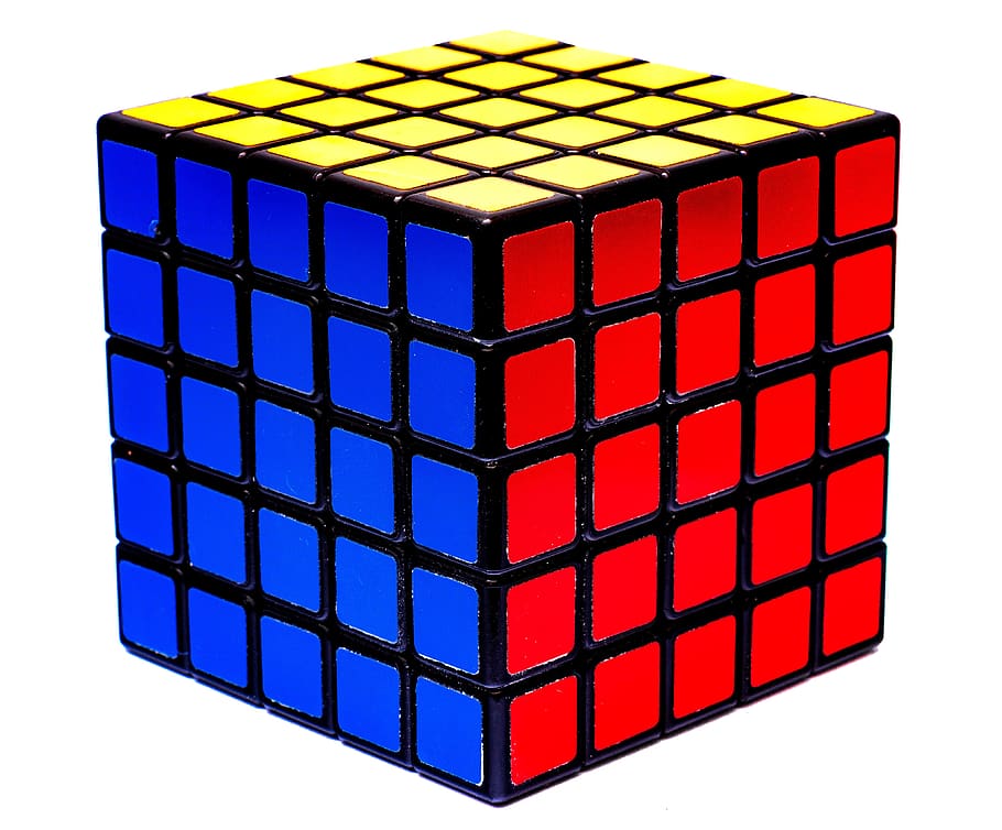 rubik's cube, 5x5x5, 5x5, cubes, intelligence, logical, rubik, games, cube, puzzle