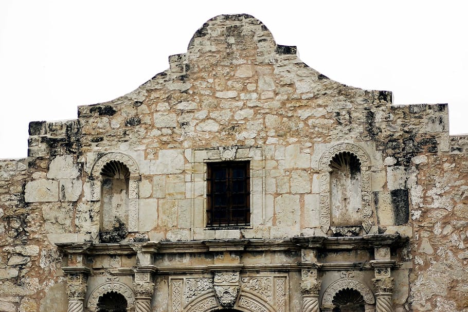 Alamo, Texas, San Antonio, Pertempuran, misi, batu, bersejarah, tengara, crockett, san antonio texas