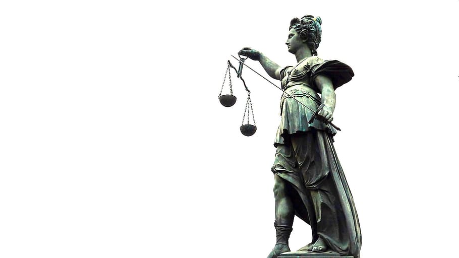mulher, estátua da justiça, justiça, estátua, justitia, direito, jurisprudência, símbolo, lei, cliente certo