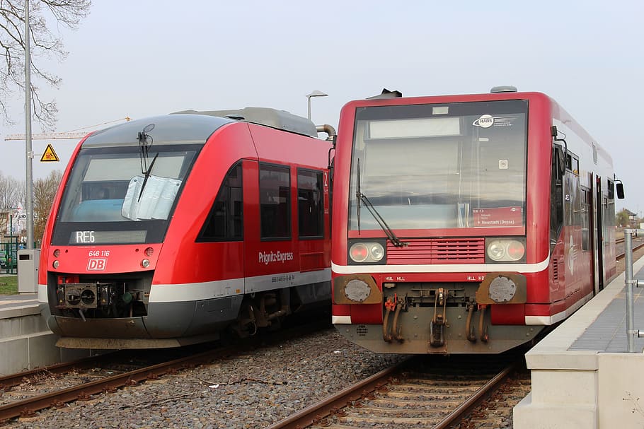 ferrocarril hanseático, vbb, prignitz-express, autovía, brandenburg, br672, br504, tsla, estación de ferrocarril, tráfico regional