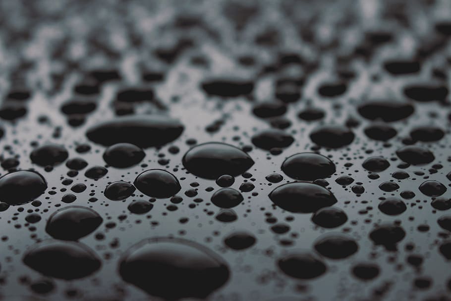 bubbles, water, monochrome, black and white, close-up, full frame, indoors, backgrounds, pattern, high angle view