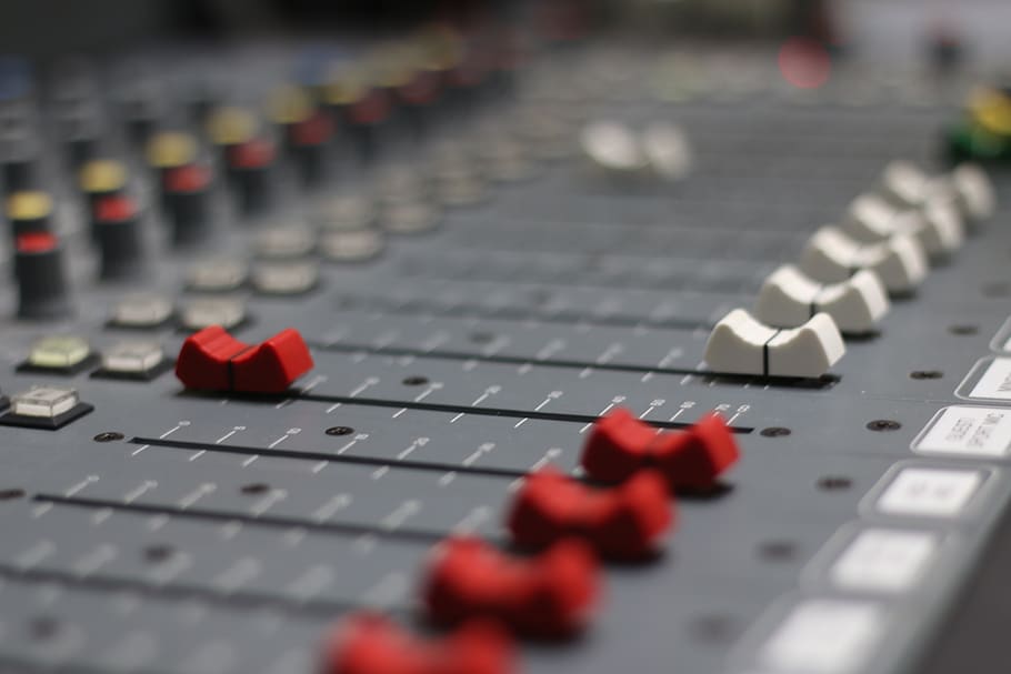 radio, fader, broadcast, mixer, audio, studio, mixing, console, producer, mix