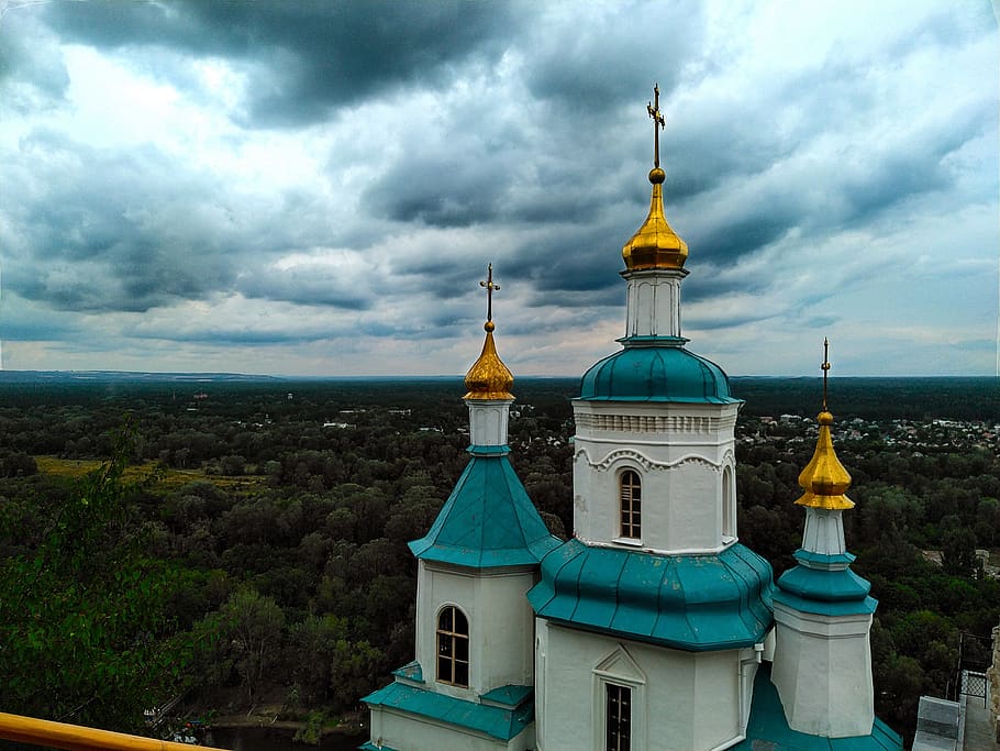 church, svyatogorsk, orthodoxy, temple, cathedral, christianity, architecture, religion, showplace, orthodox