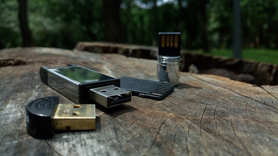 wood, outdoors, usb, flash drive, usb stick, usb drive, nature, wood - material, table, day