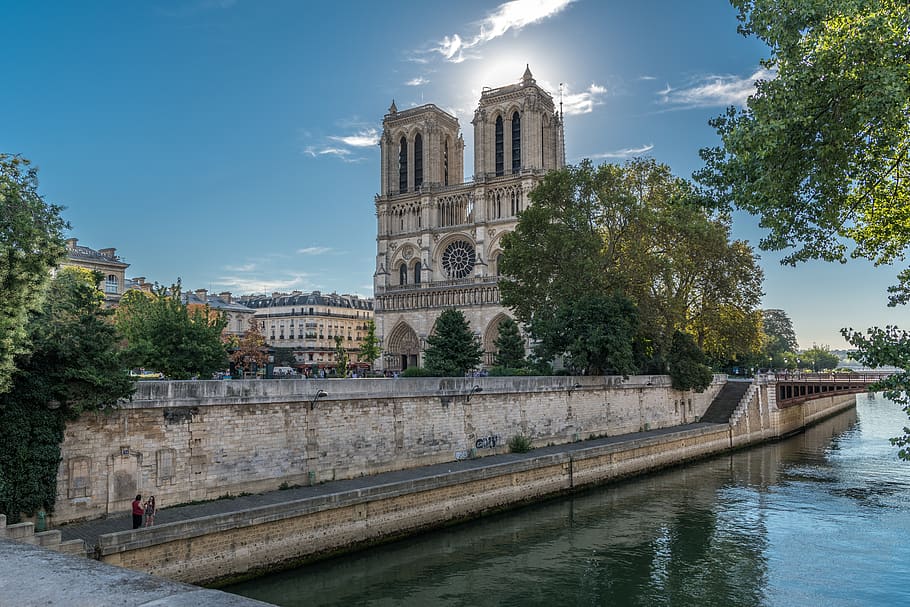 paris, notre-dame, france, architecture, french, travel, historic, sightseeing, monument, city