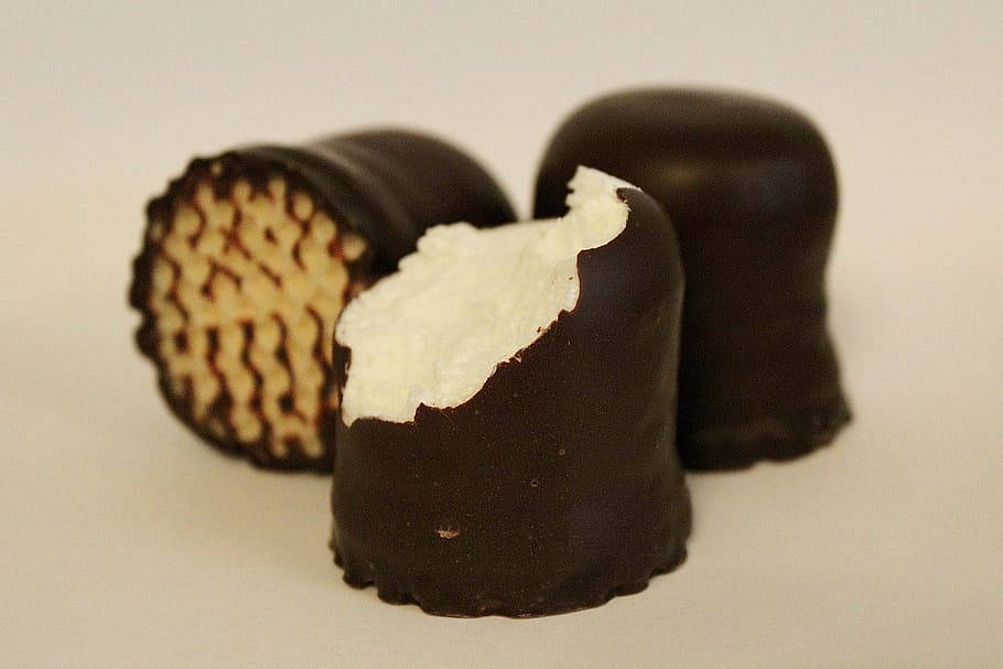 chocolate marshmallow, Chocolate, Marshmallow, S'More, mohrenkopf, schokoschaumkuss, krembo, negerkuesse, ciuman berkilau, ciuman cokelat