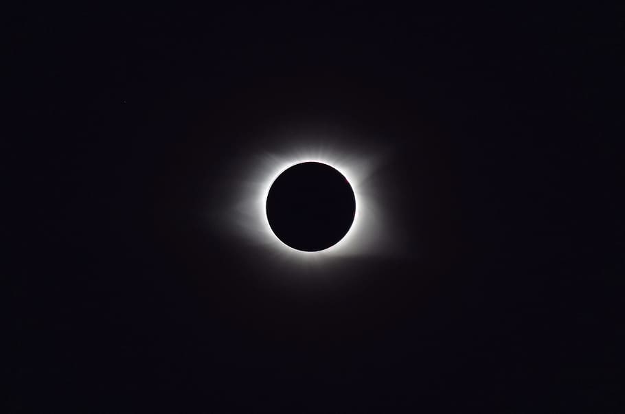 日食, 日食2017, 全体, 2017, テネシー州, 太陽, 月, コロナ, 空, 天文学