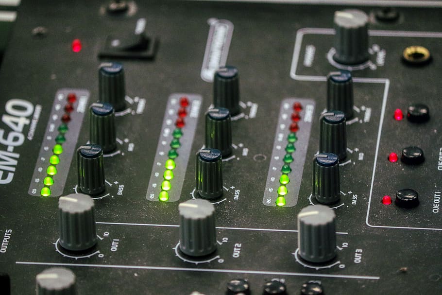 sound, mixer, music, sound studio, audio, studio, party, controller, volume, music system