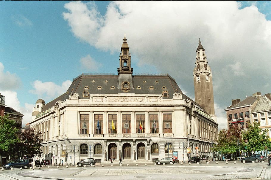 charleroi city hall, Charleroi, city hall, Belgium, building, city, public domain, structure, town, architecture