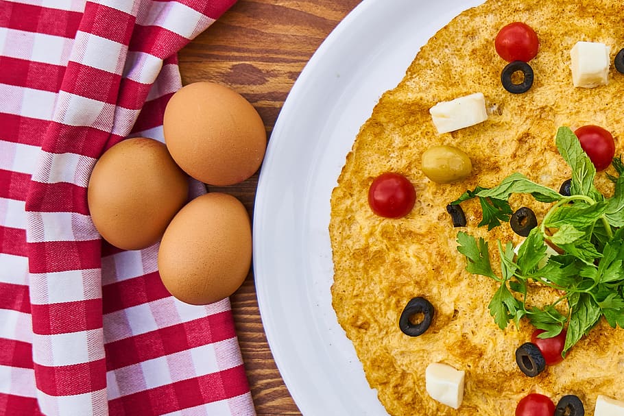 tortilla, huevo, desayuno, fresco, saludable, comida, alimentación saludable, cocina, salud, foto del producto