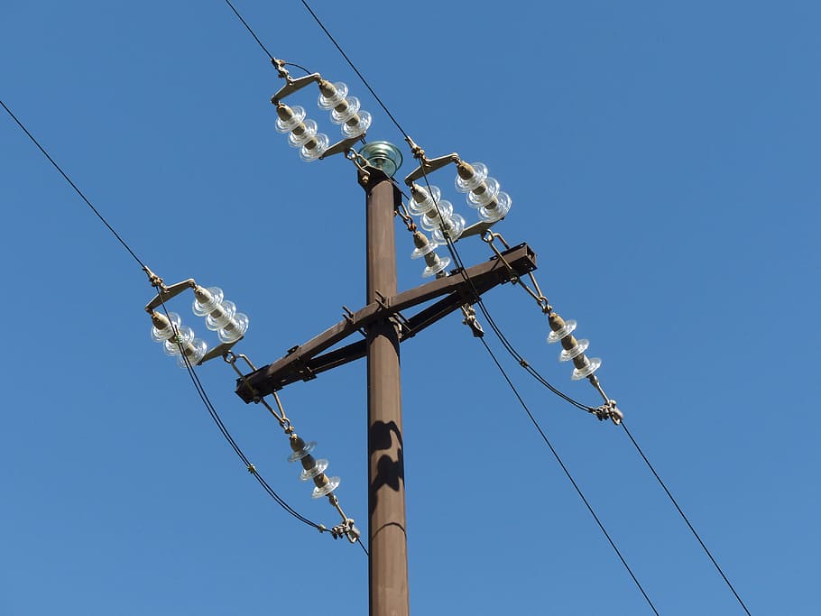 saluran udara, Insulator, Overhead Line, strommast, saluran listrik overhead listrik, listrik, arus, energi, kabel, Saluran listrik