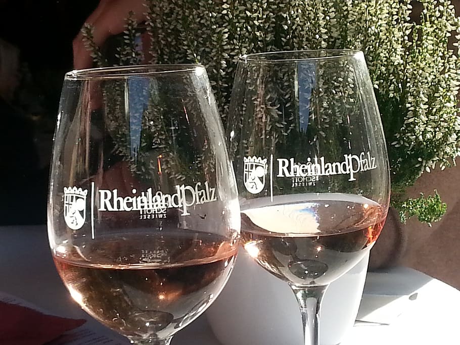 rhineland palatinate, wine, rose wine, winglas, refreshment, drink, alcohol, glass, glass - material, food and drink