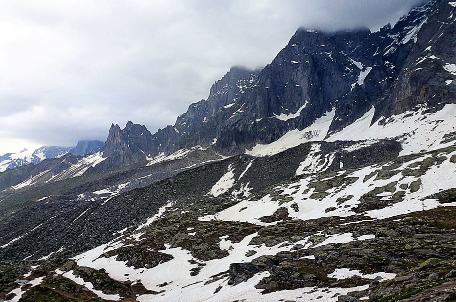 france, alpe, haute savoie, snow, mountain, panoramic, nature, top, landscape, hiking