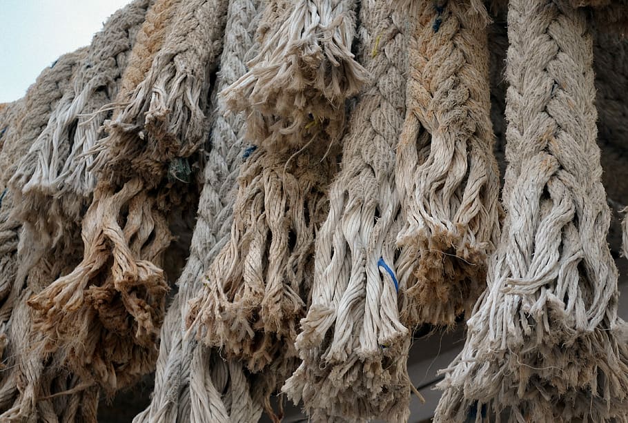 Dew, Thaw, Woven, Shallows, nautical rope, lash, thick, hemp, rope, ship accessories