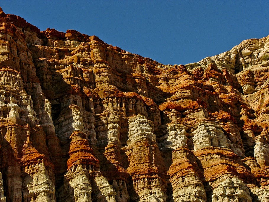 red rock canyon, rock, red, geology, striations, canyon, landscape, desert, mountain, sandstone