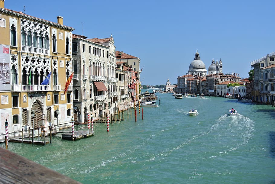 Veneza, Itália, Viagem, Água, Vêneto, turismo, canal, Veneza - Itália, Grand Canal - Veneza, gôndola