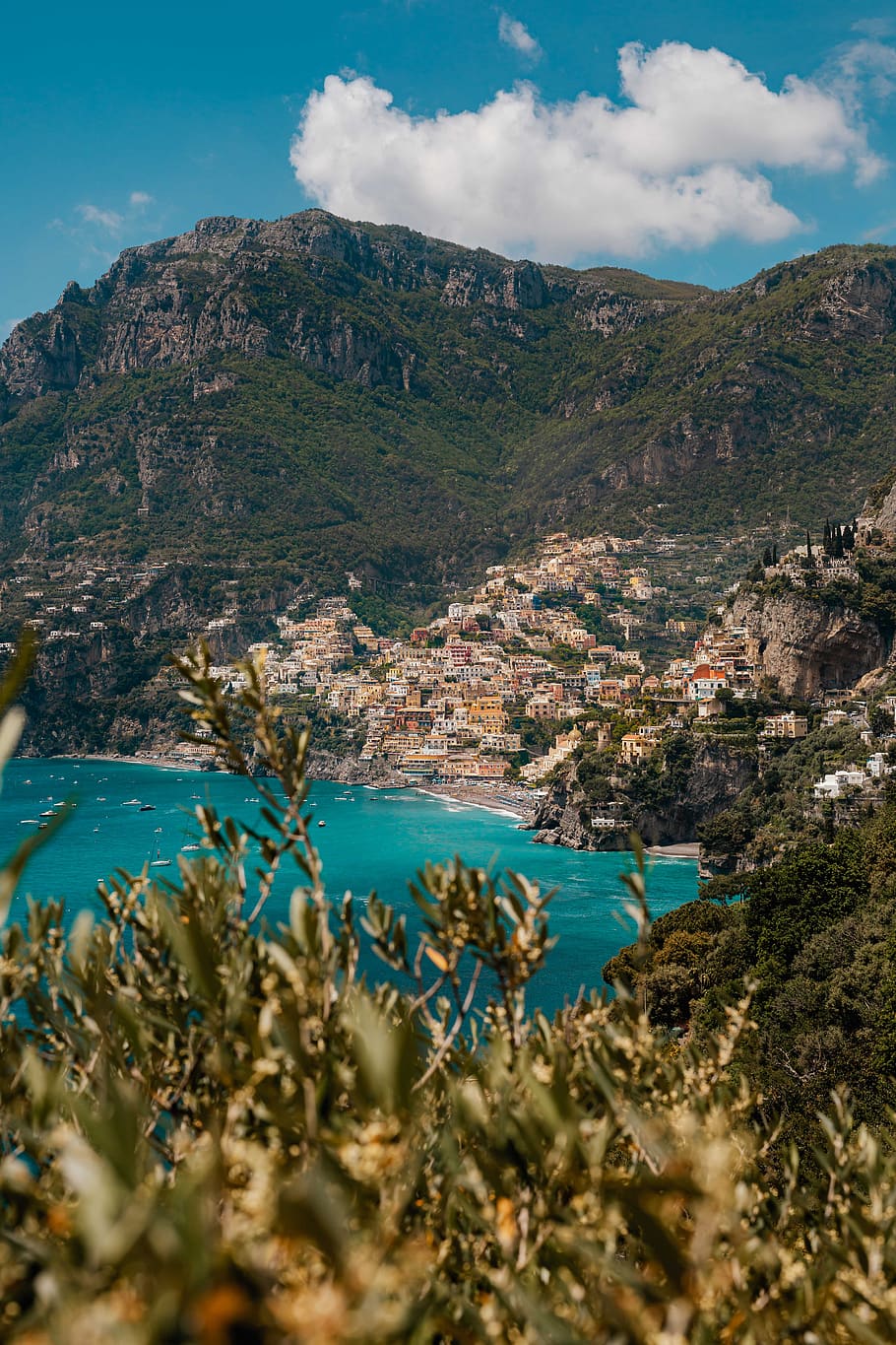 biaya, Italia, laut, Laut Tyrrhenian, musim panas, perjalanan, liburan, Pemandangan, Amalfi, Drive
