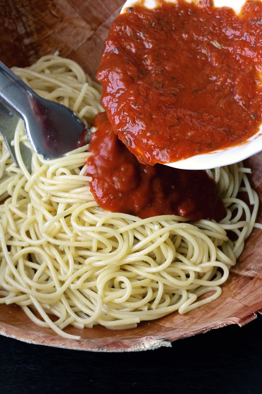 Pasta, Spaghetti, Food, Italian, Tomato, italian, tomato, sauce, cuisine, lunch, dinner