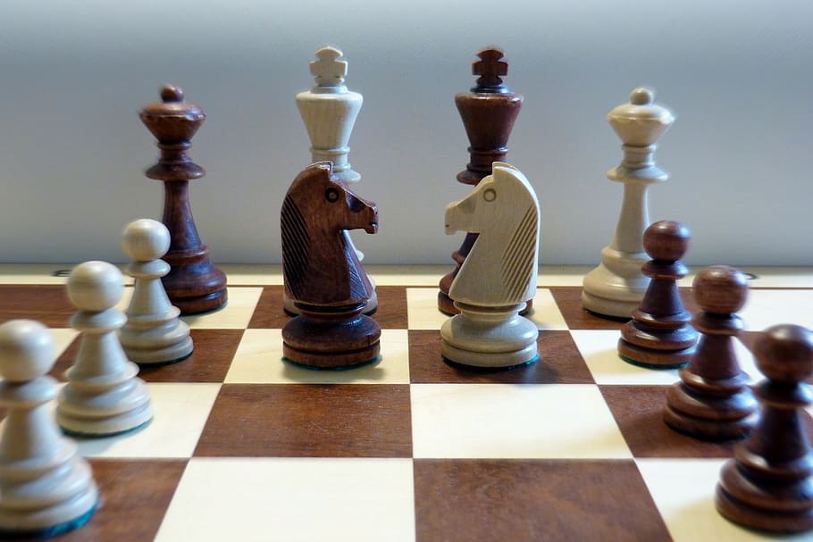 白 茶色 チェス セット チェスの駒 チェスのゲーム チェス盤 黒と白 遊び フィギュア Pxfuel