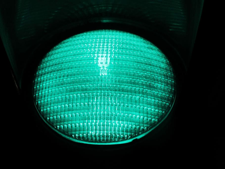 Traffic Lights, Green, Green, Green Light, green, light signal, ride, district, bright, stoplight, illuminated