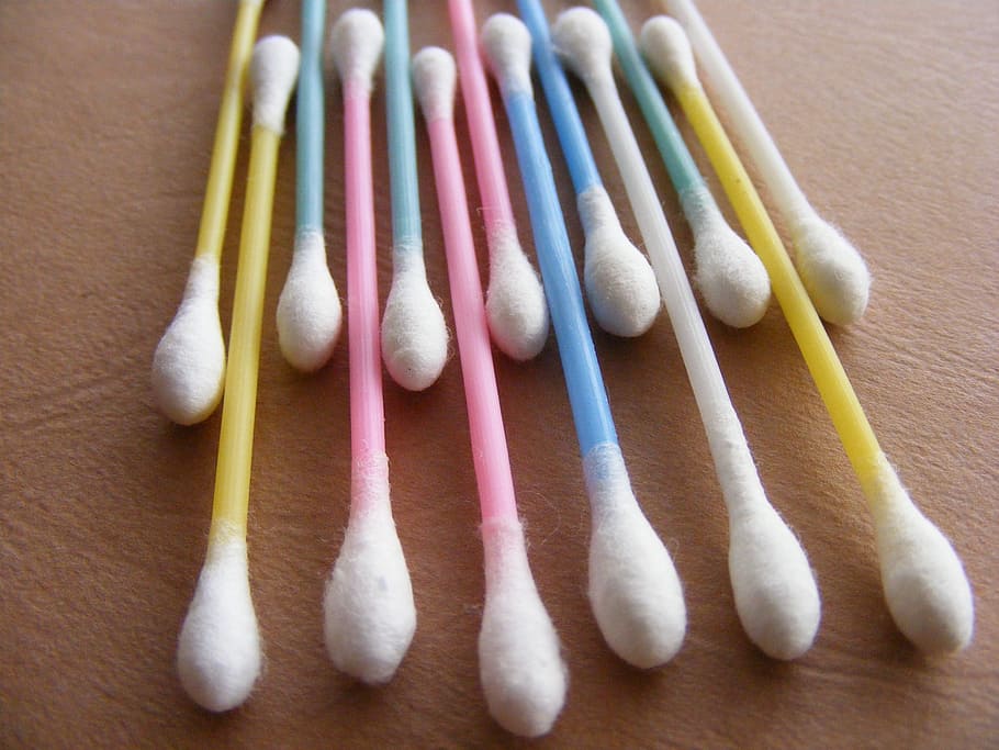 cotton swabs, absorbent, buds, cleaning, cotton, ear, stick, wax, household, objects