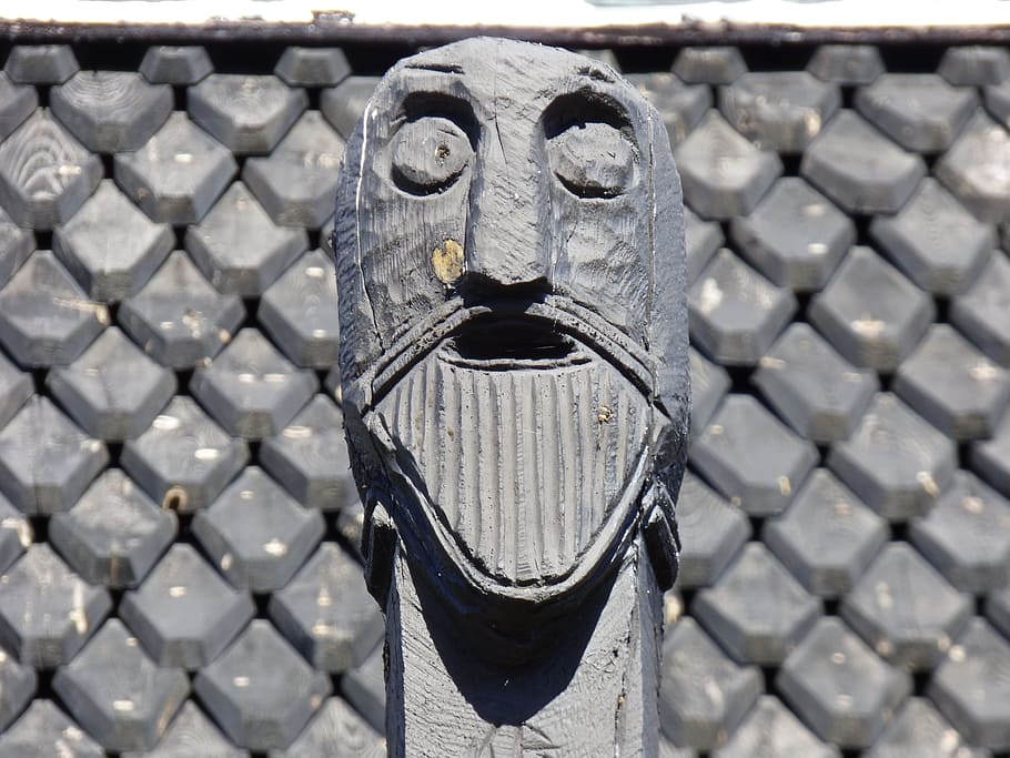 mask, wooden, viking, temple, tradition, god, religion, metal, close-up, day